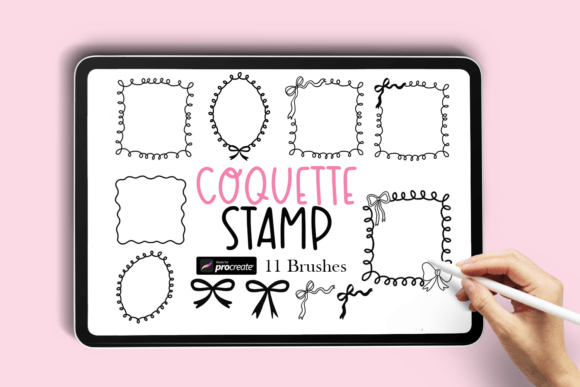 Coquette Frames & Bows Stamp Brush: A Designer's Guide to Soft Aesthetics