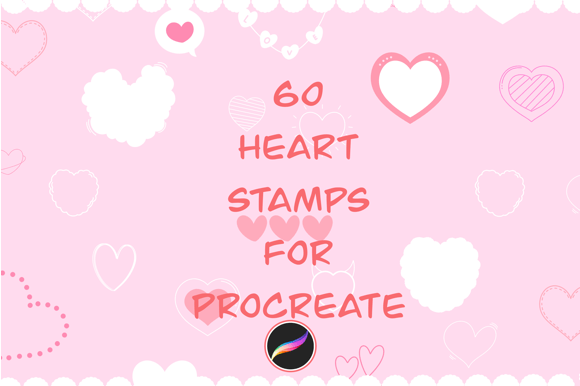 Effortless Elegance with 60 Hearts Brush Stamps