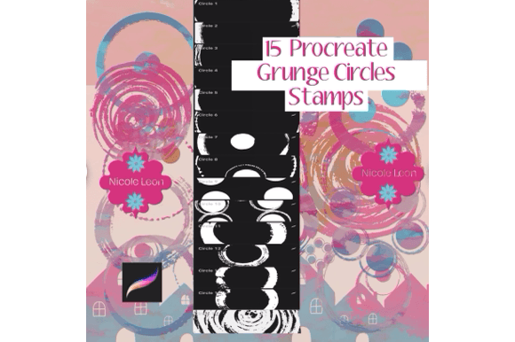 Mastering Grunge Circles Procreate Stamps