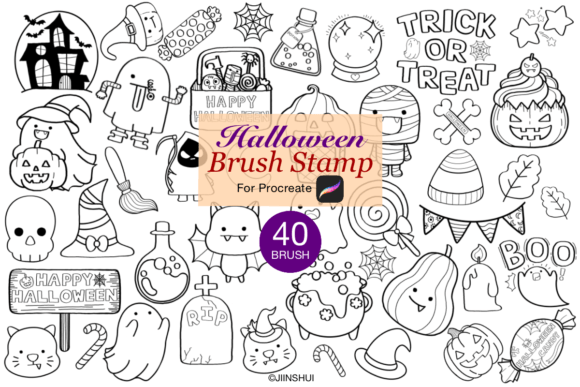 Mastering Spooky Season Design with Halloween Brush Stamps