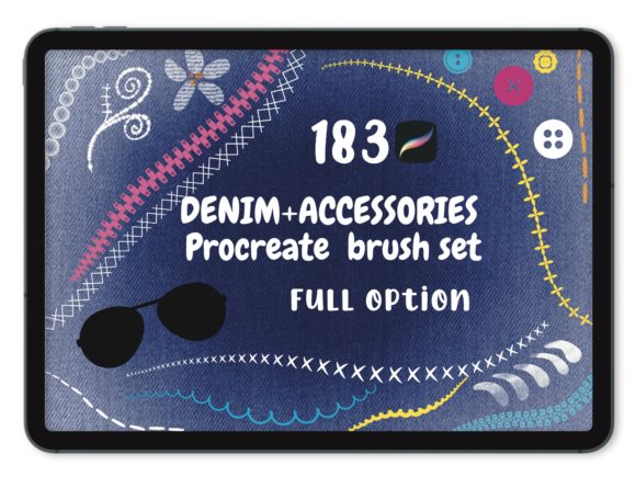 Mastering Texture with the Procreate Denim Brush Set