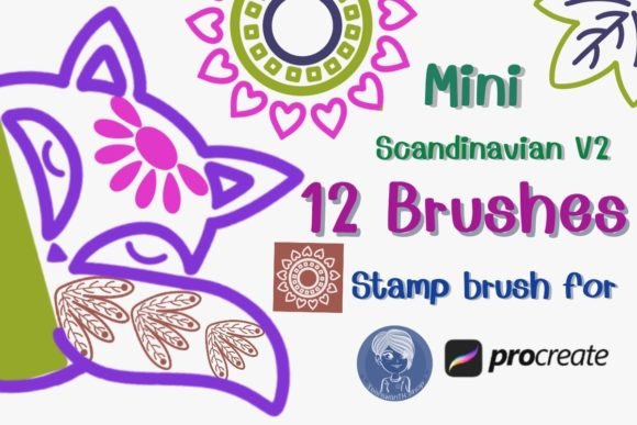 Mini Scandinavian V2 Stamp Brushes: Effortless Nordic Charm