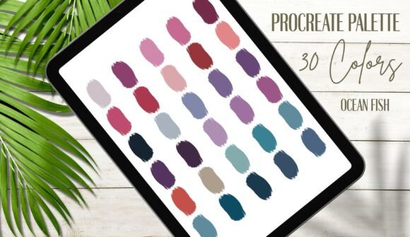 Ocean Fish Procreate Palette: A Dive into Marine Design