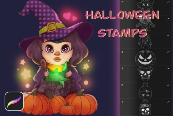 Procreate Halloween Stamps: Unleash Spooky Season Creativity