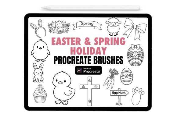 Springtime Creativity: Using Easter Procreate Stamps
