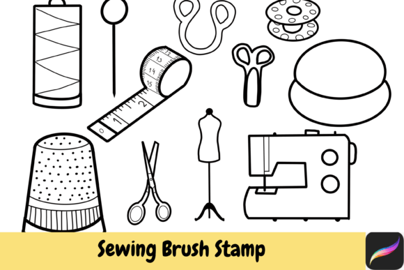 Unleash Your Creativity with Sewing Brush Stamps for Procreate